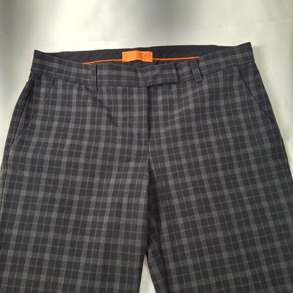 Vintage Joe Fresh New Checker Print Wide Leg Womens Pant Size 10 Mid Rise - Picture 7 of 14
